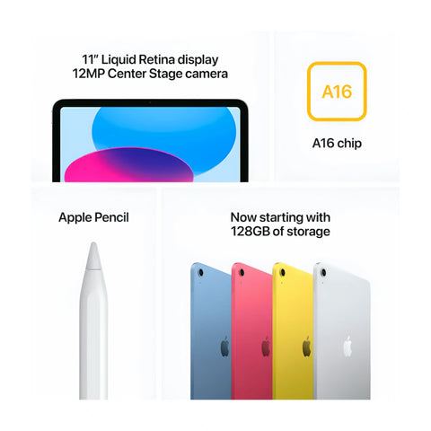 Apple 11″ iPad A16 Chip Wifi